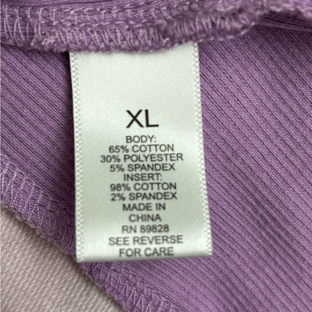 LOGO Lounge color block French terry sweatshirt with pockets - Picture 9 of 11